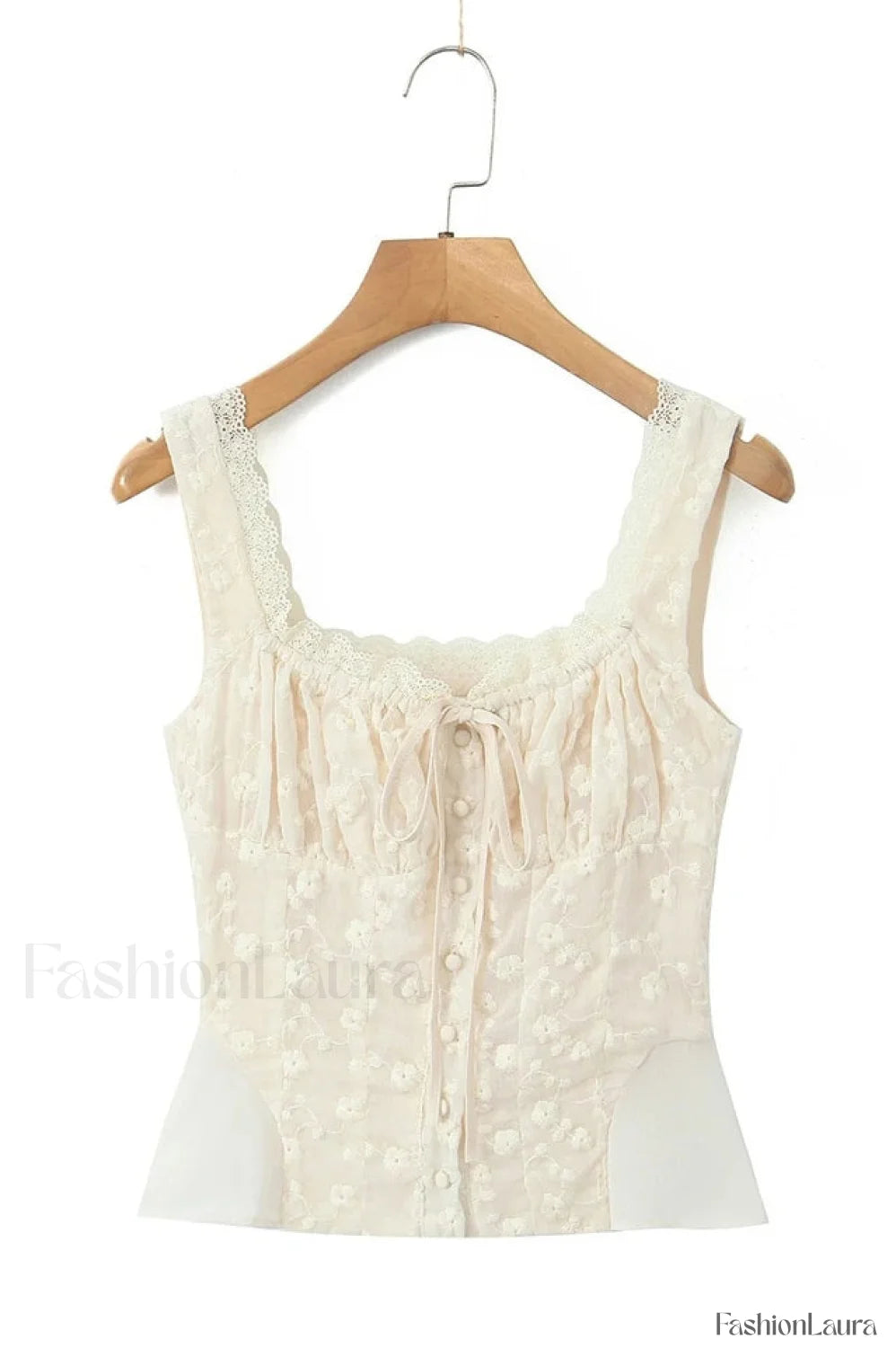 Vintage Embroidery Ruffle Charming Top & Skirt Set