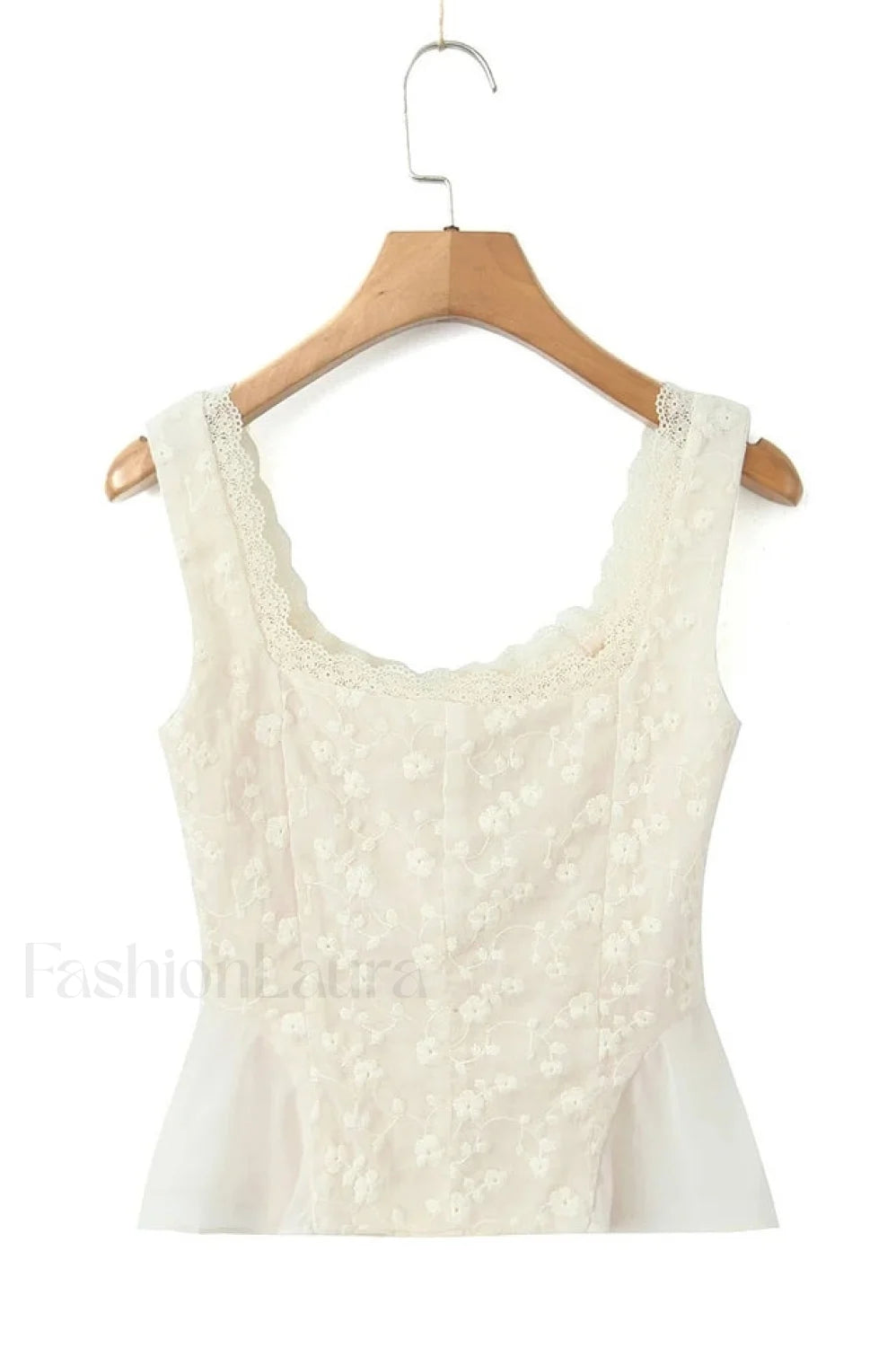 Vintage Embroidery Ruffle Charming Top & Skirt Set