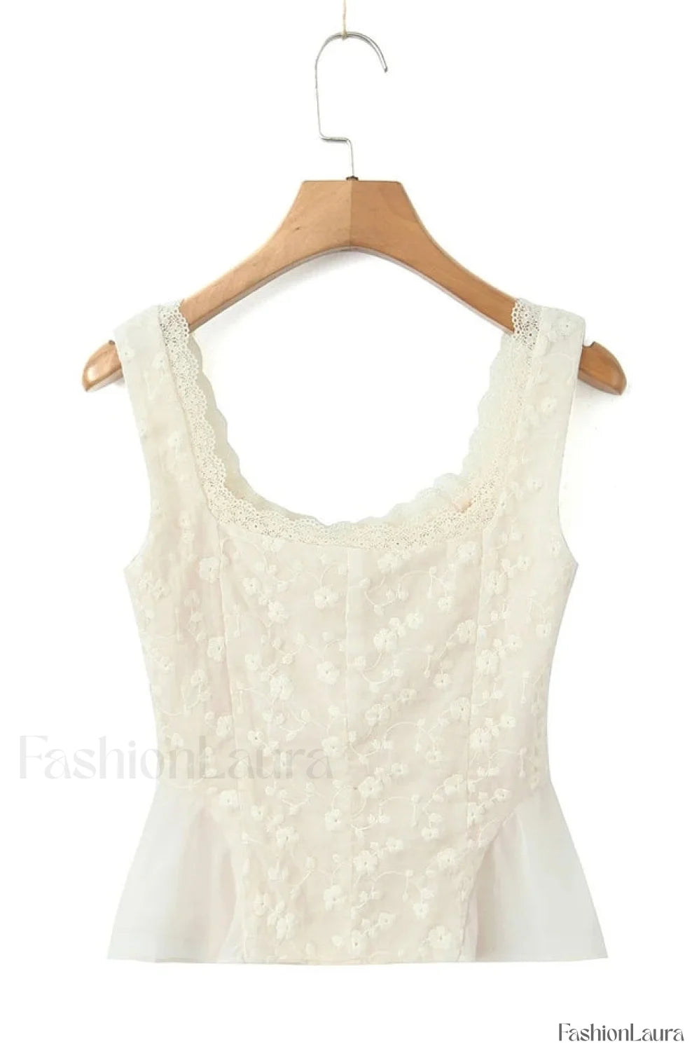 Vintage Embroidery Ruffle Charming Top & Skirt Set