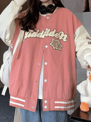 Vintage Embroidery Varsity Jacket Jackets