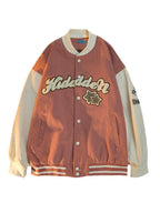 Vintage Embroidery Varsity Jacket Jackets