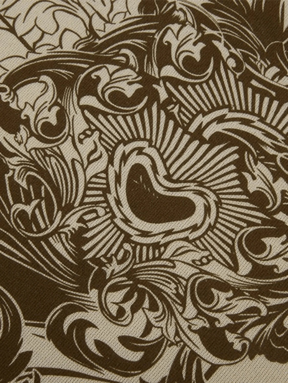 Vintage Floral Graphic Zip Up Hoodie Sweatshirts & Hoodies L