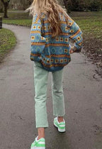Vintage Floral Jumper Sweater Sweaters