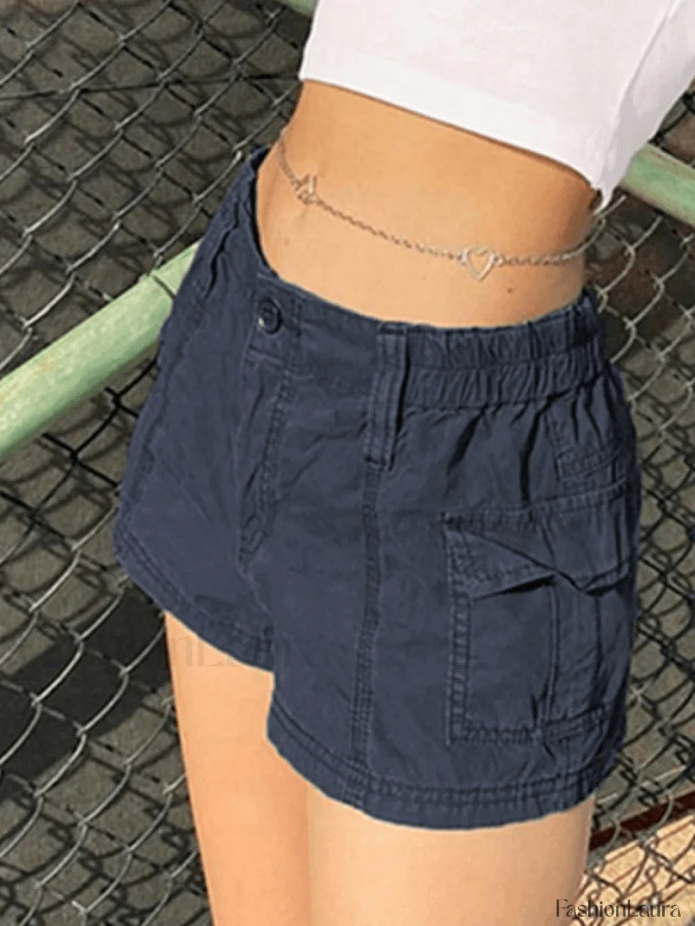 Vintage Low Rise Cargo Shorts Shorts