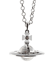 Vintage Planet Pendant Necklace Silver / ONE SIZE Necklaces