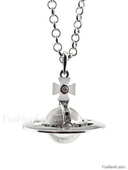 Vintage Planet Pendant Necklace Silver / ONE SIZE Necklaces