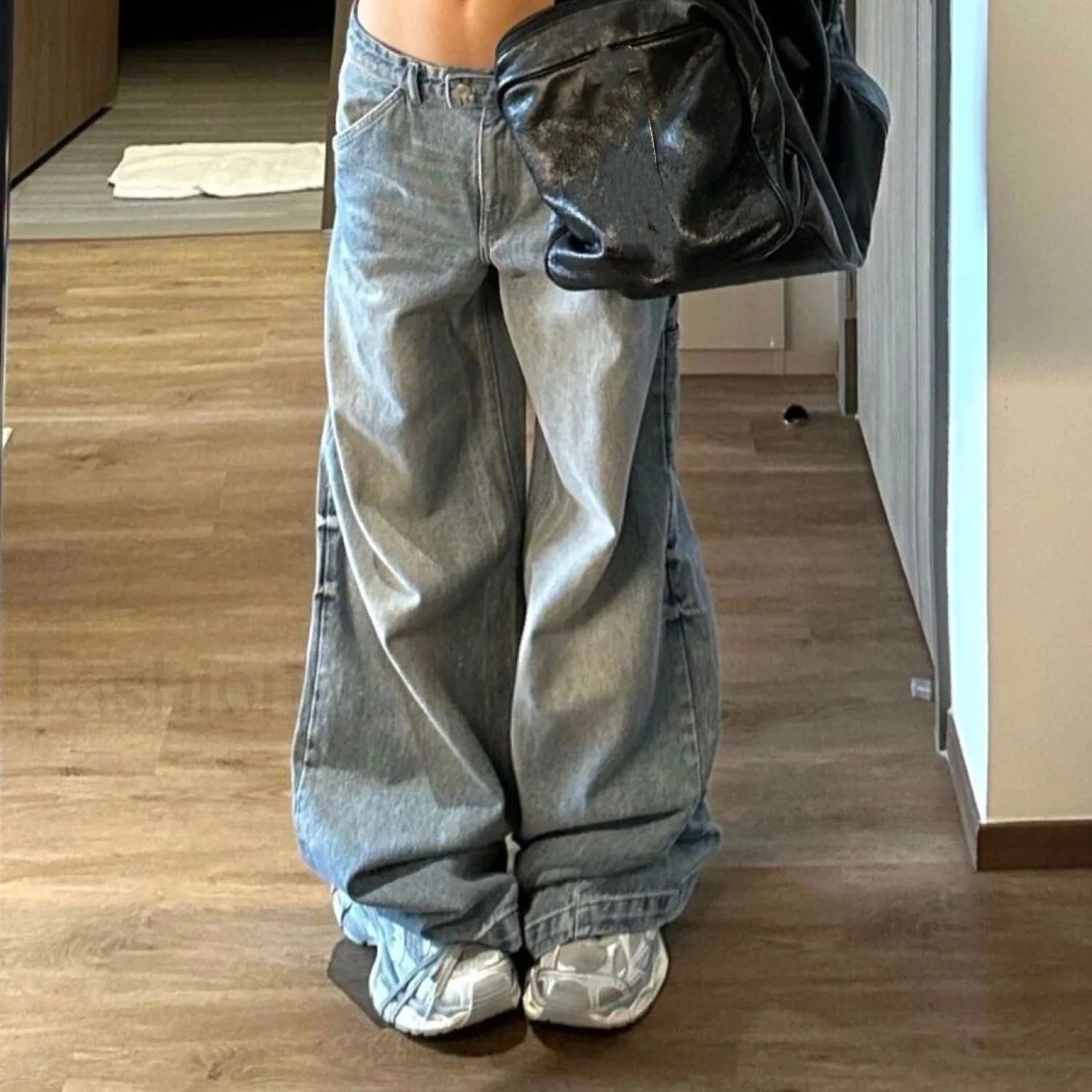Vintage Straight Graceful Loose Boyfriend Jeans women clothing
