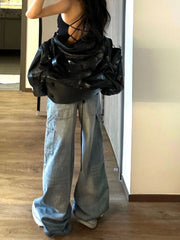 Vintage Straight Graceful Loose Boyfriend Jeans women clothing