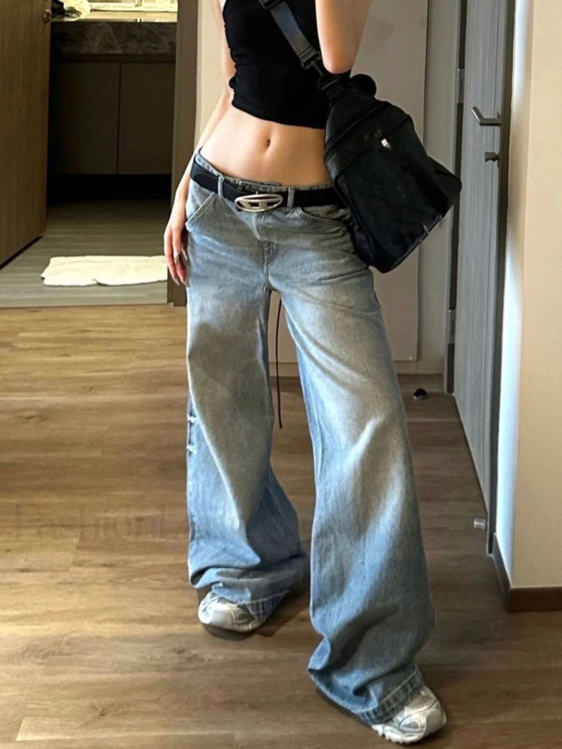 Vintage Straight Graceful Loose Boyfriend Jeans women clothing