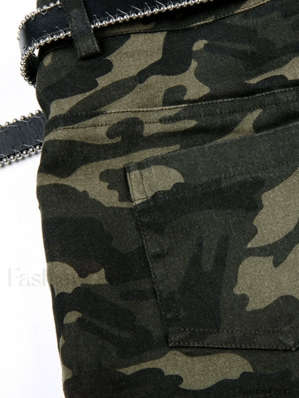 Vintage Street Camouflage Cargo Shorts Shorts