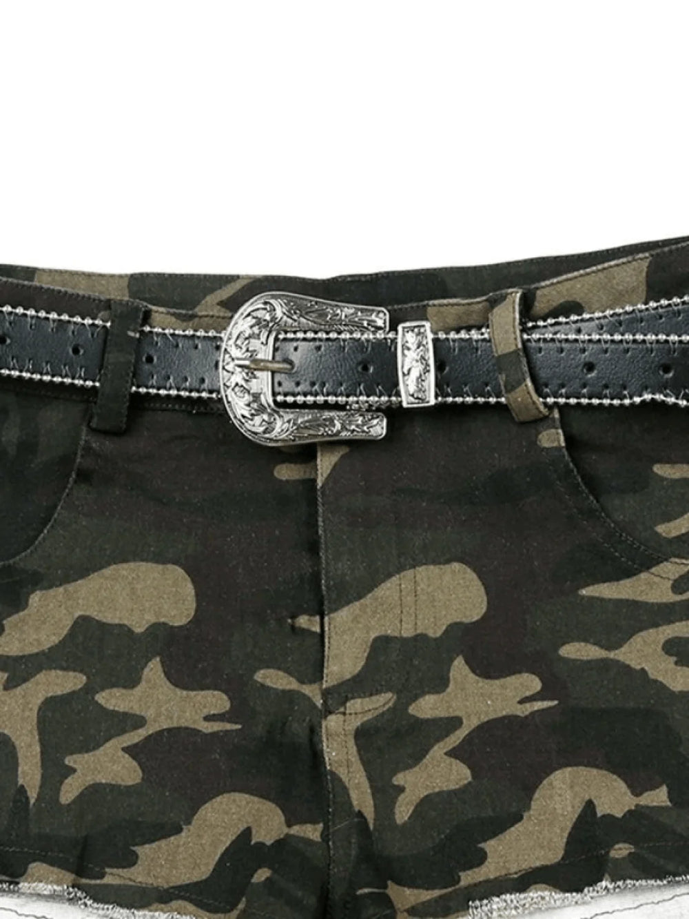 Vintage Street Camouflage Cargo Shorts Shorts