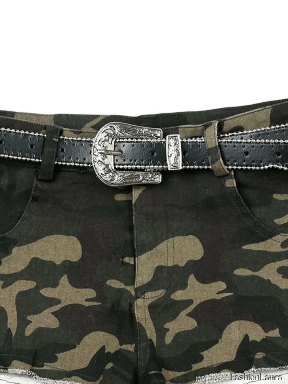 Vintage Street Camouflage Cargo Shorts Shorts