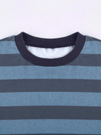 Vintage Striped Pullover Sweatshirt Sweatshirts & Hoodies L