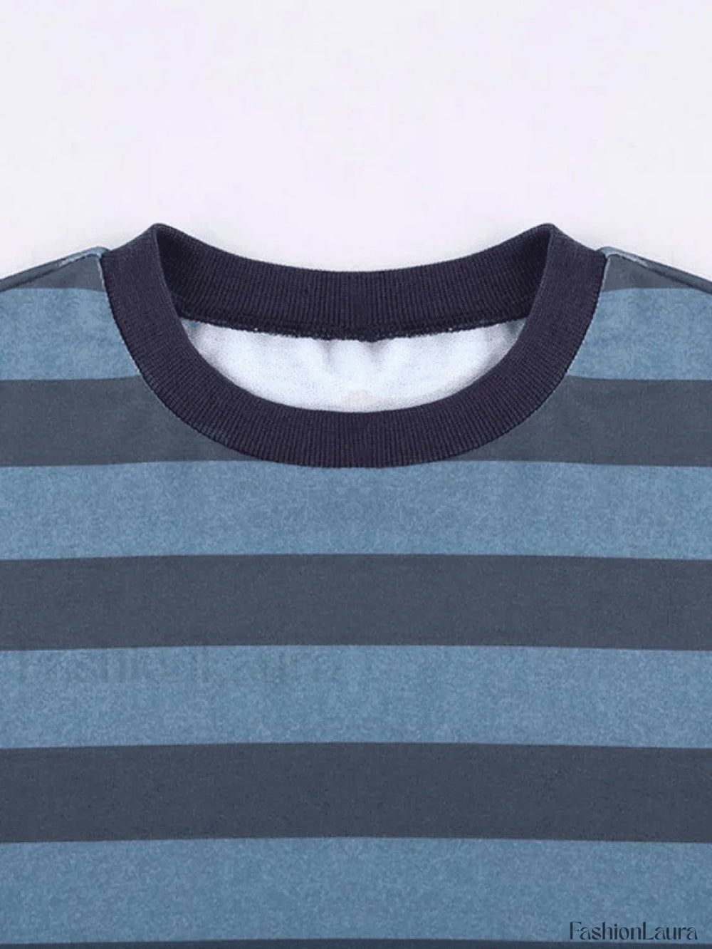 Vintage Striped Pullover Sweatshirt Sweatshirts & Hoodies L