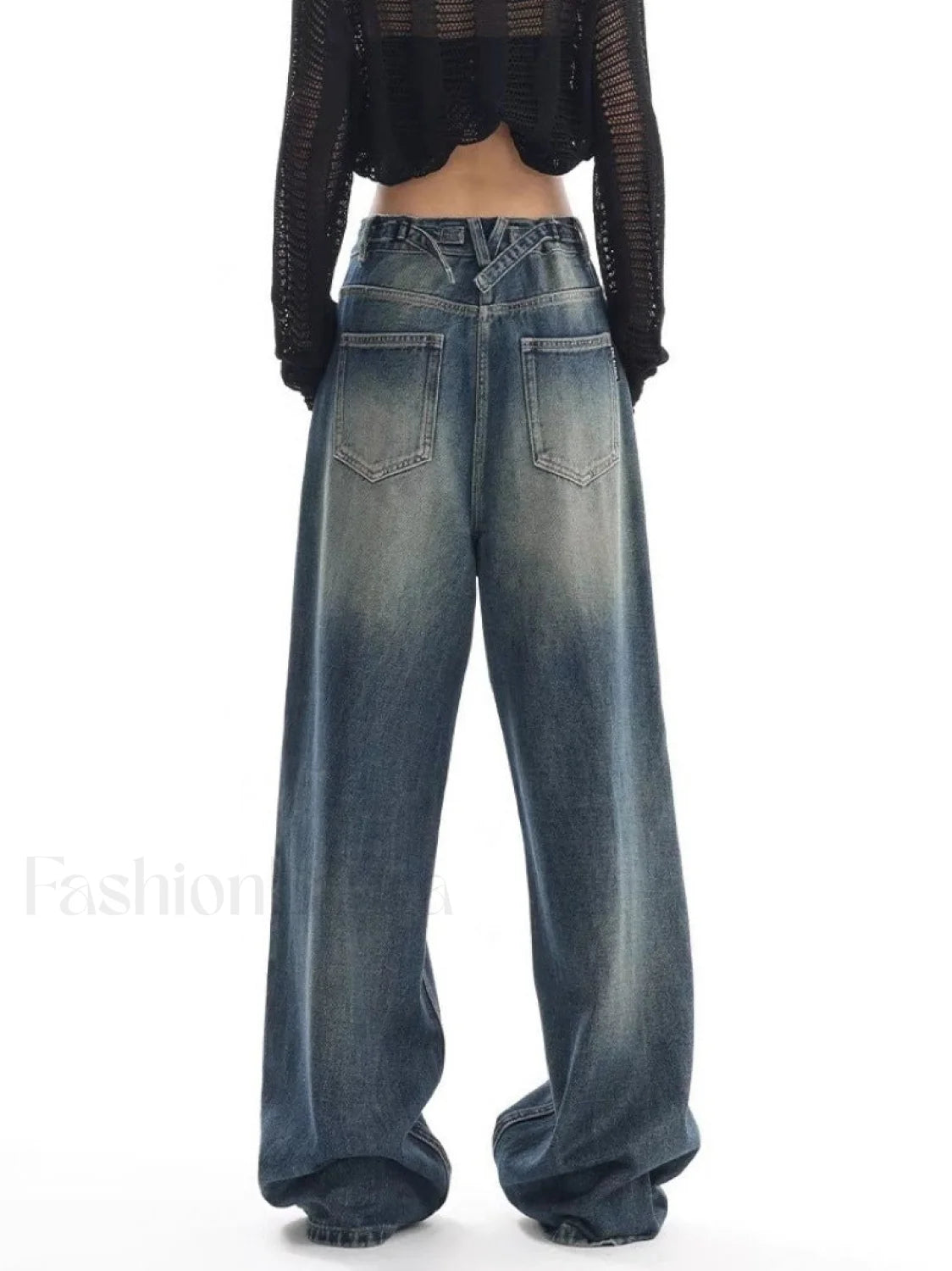 Vintage Wash 90’s Trendy Baggy Boyfriend Jeans women clothing