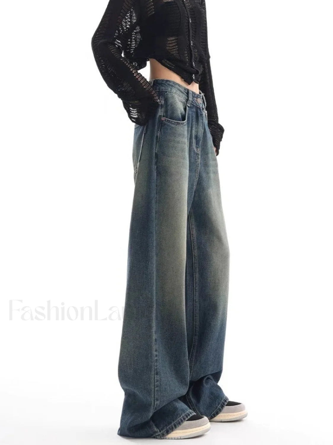 Vintage Wash 90’s Trendy Baggy Boyfriend Jeans women clothing