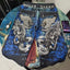 Vintage Washed Baggy Pants for Halloween Style Chambray / M