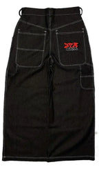 Vintage Wide Leg Baggy Jeans for Men: Y2K Hip Hop Street Style 5 / S