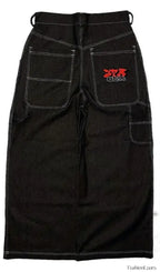 Vintage Wide Leg Baggy Jeans for Men: Y2K Hip Hop Street Style 5 / S