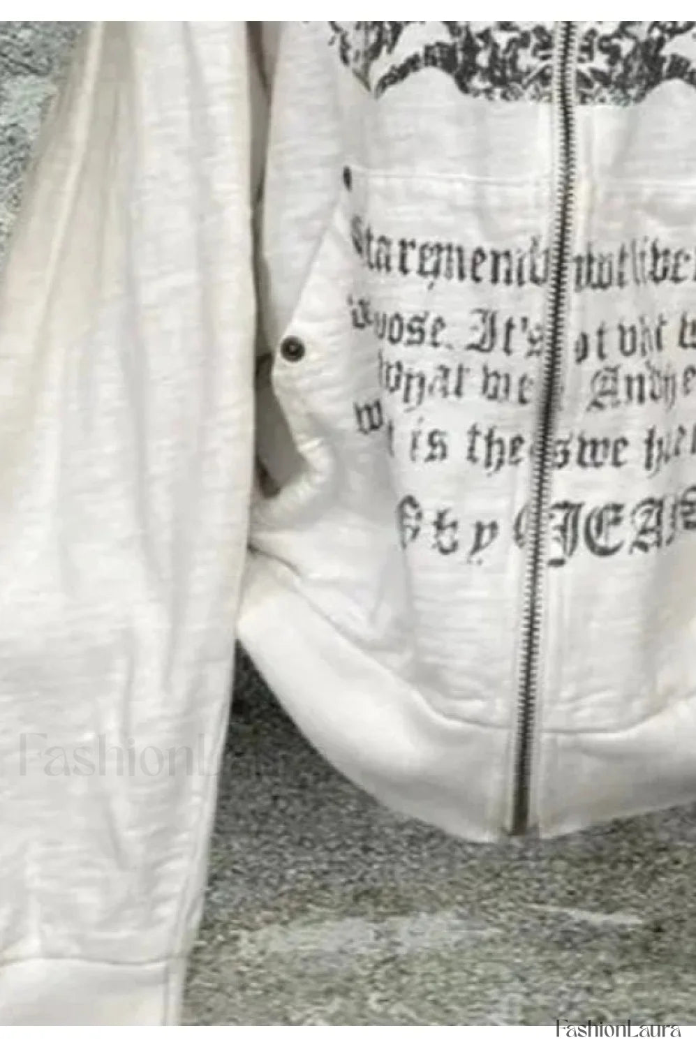 Vintage Y2K Printed Hooded Hoodie