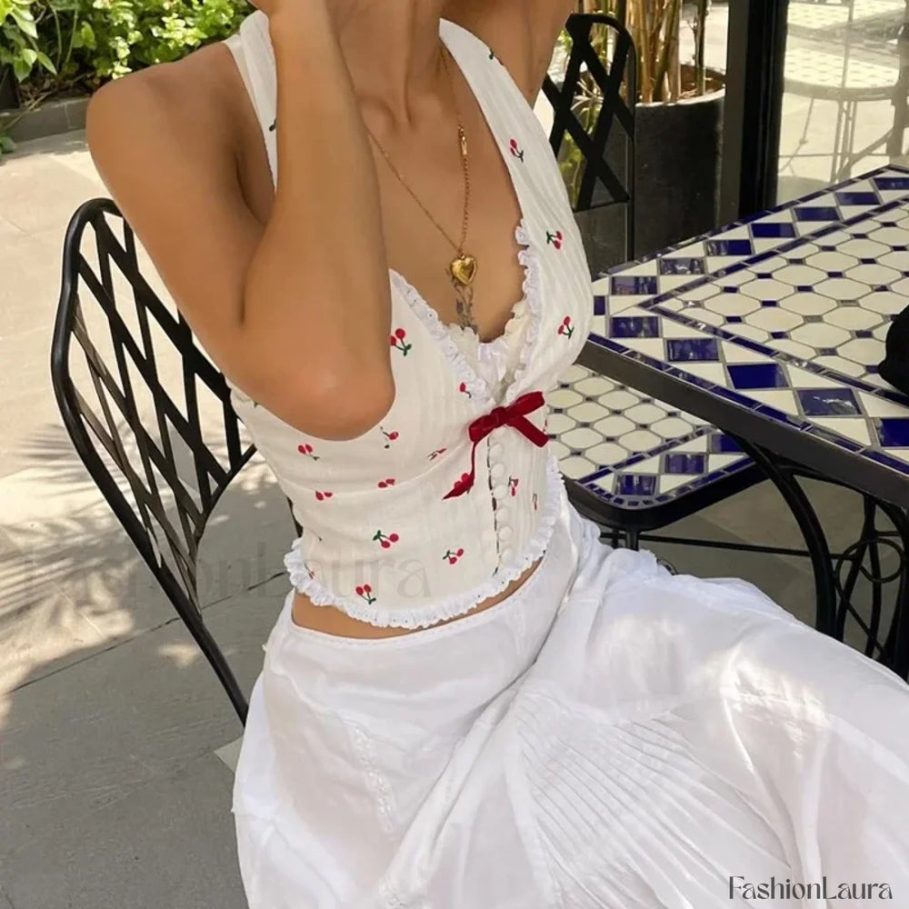 WhereMery Korean Fashion Halter Camis Tank Top