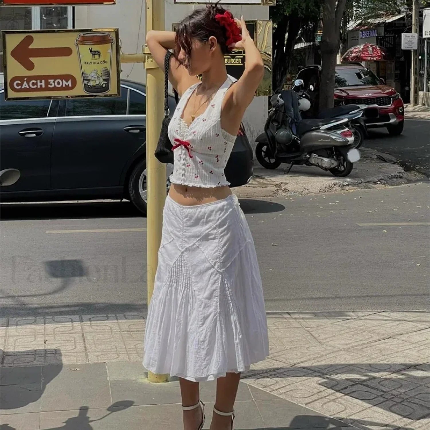 WhereMery Korean Fashion Halter Camis Tank Top Secondary image
