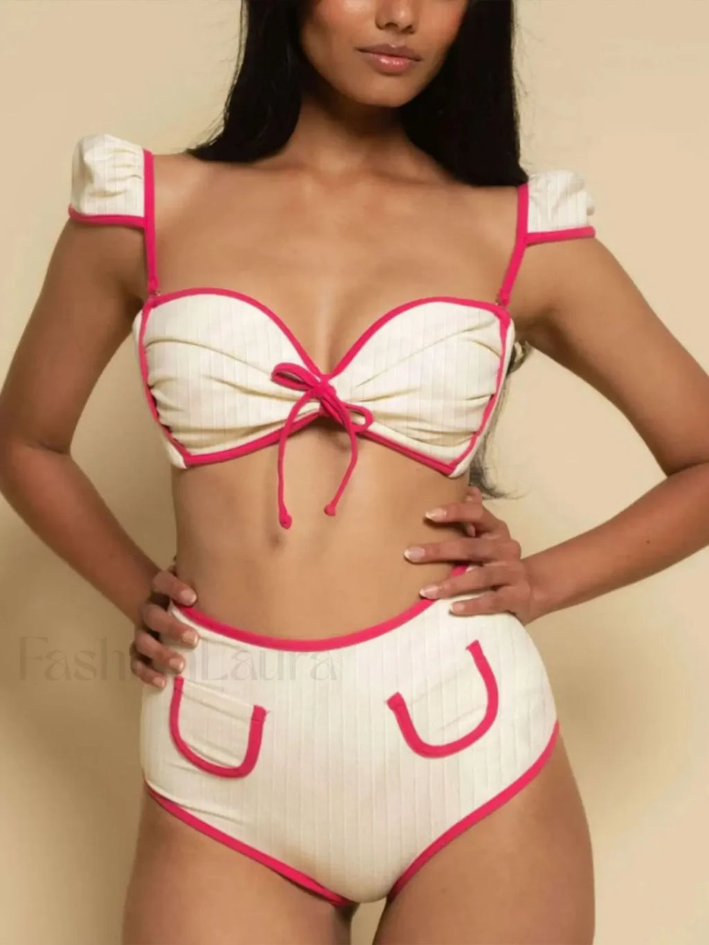 White Sport Style Bikini Set white4 / S