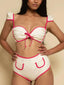 White Sport Style Bikini Set white4 / S
