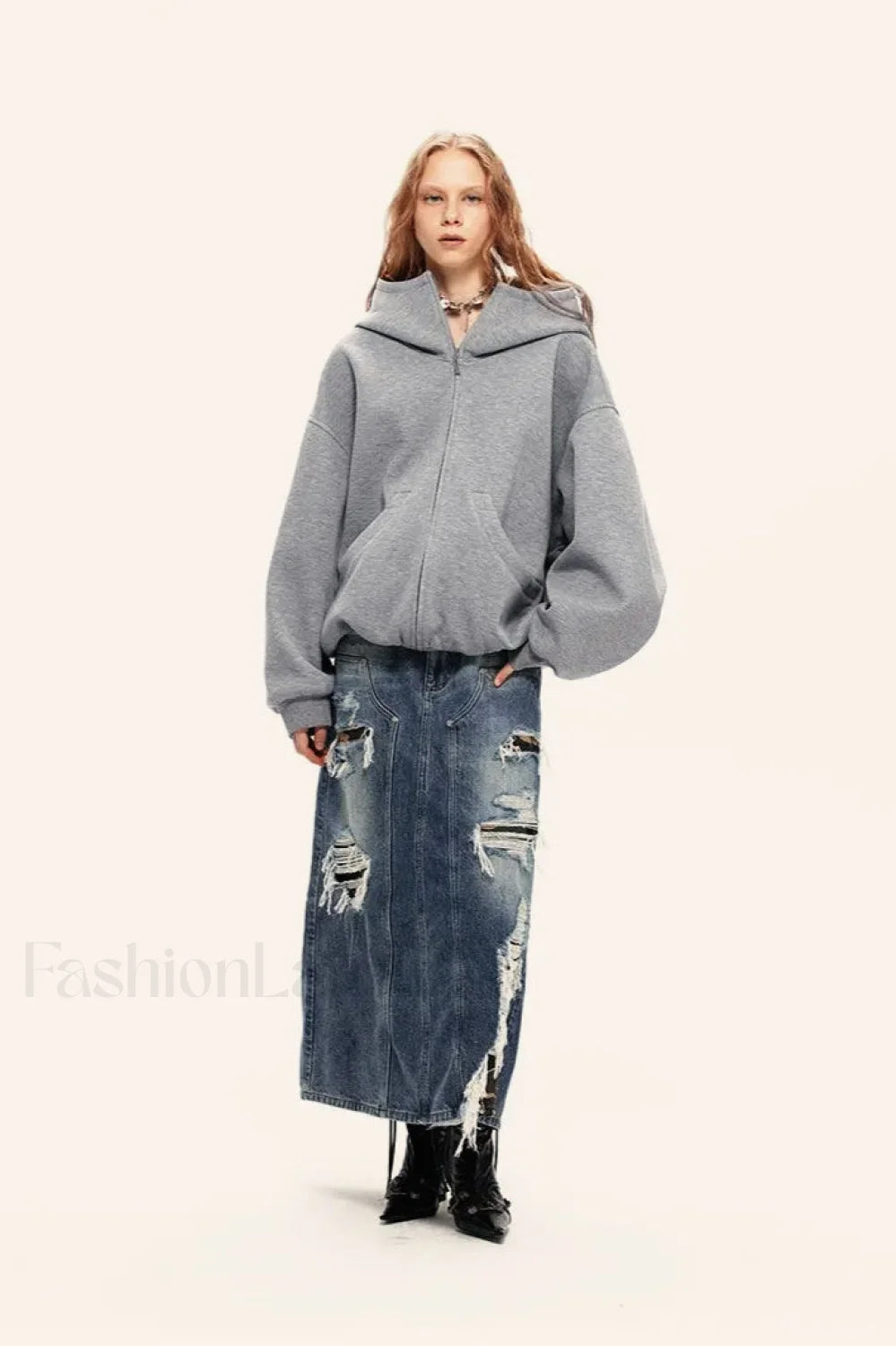 Winter Streetwear Zipper Hoodie