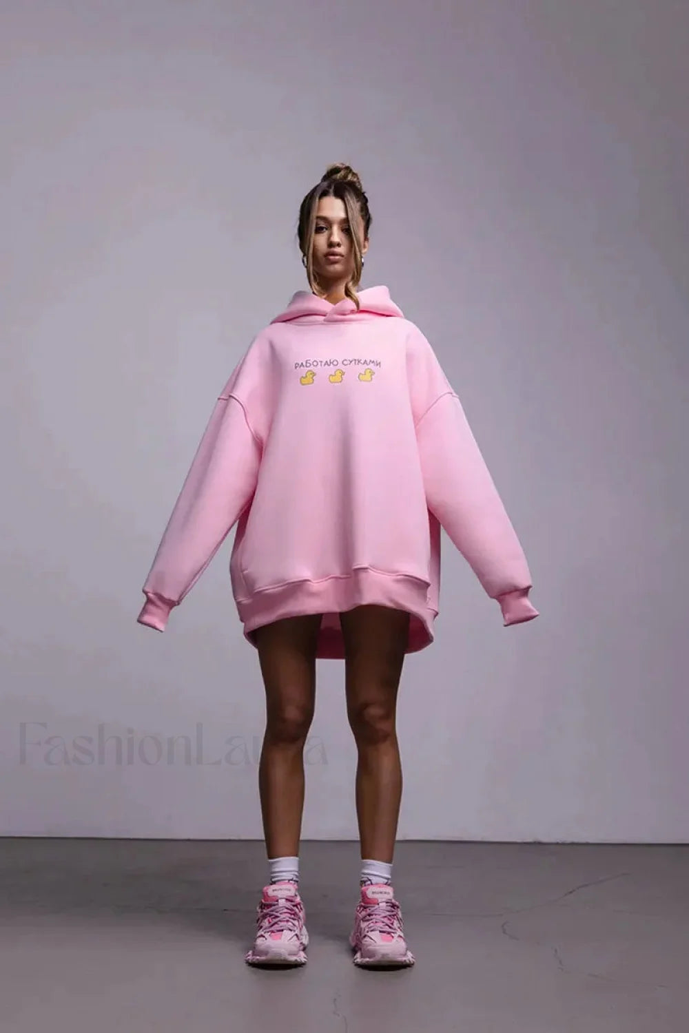 Women’s Casual Loose Fit Duck Print Hoodie