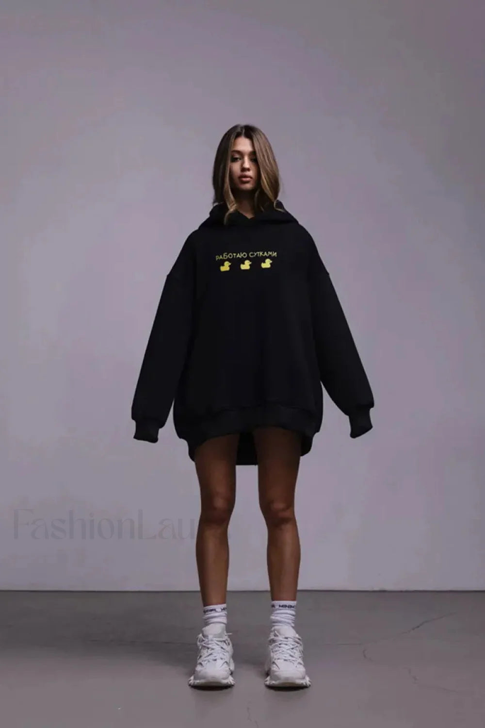 Women’s Casual Loose Fit Duck Print Hoodie