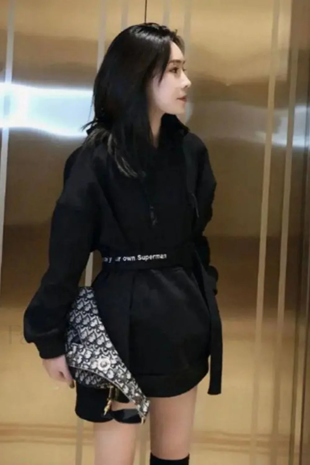 Women's Loose Fit Hooded Hoodie Secondary image