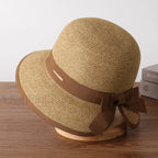 Women’s Summer Korean Edition Big Brimmed Outdoor Sunscreen Hat Brown / One Size