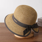 Women’s Summer Korean Edition Big Brimmed Outdoor Sunscreen Hat GRAY / One Size