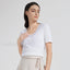 Wool Silk Vest Summer Casual T Shirt White / S