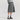 Woolen Pleated A-Line Skirt Secondary image