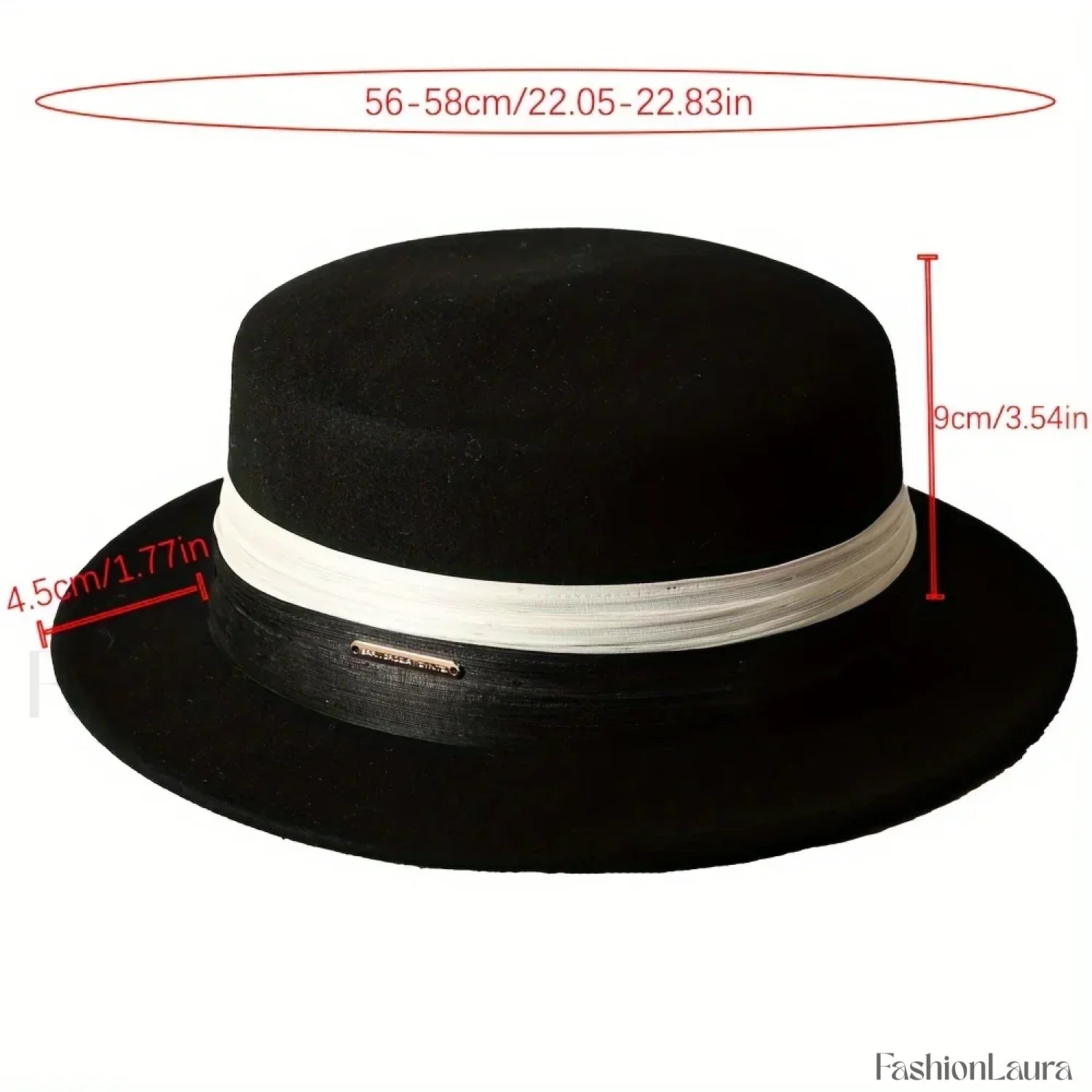 Woolen Top French Ladies Retro Big Brimmed English Style Hat