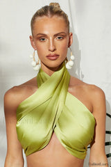 Wrap Me Up Charming Satin Pants Set