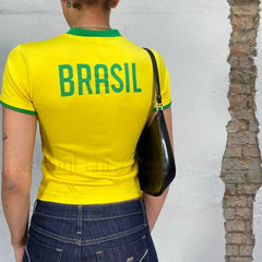 Y2K Brazilian Style Aesthetic Sports T Shirt
