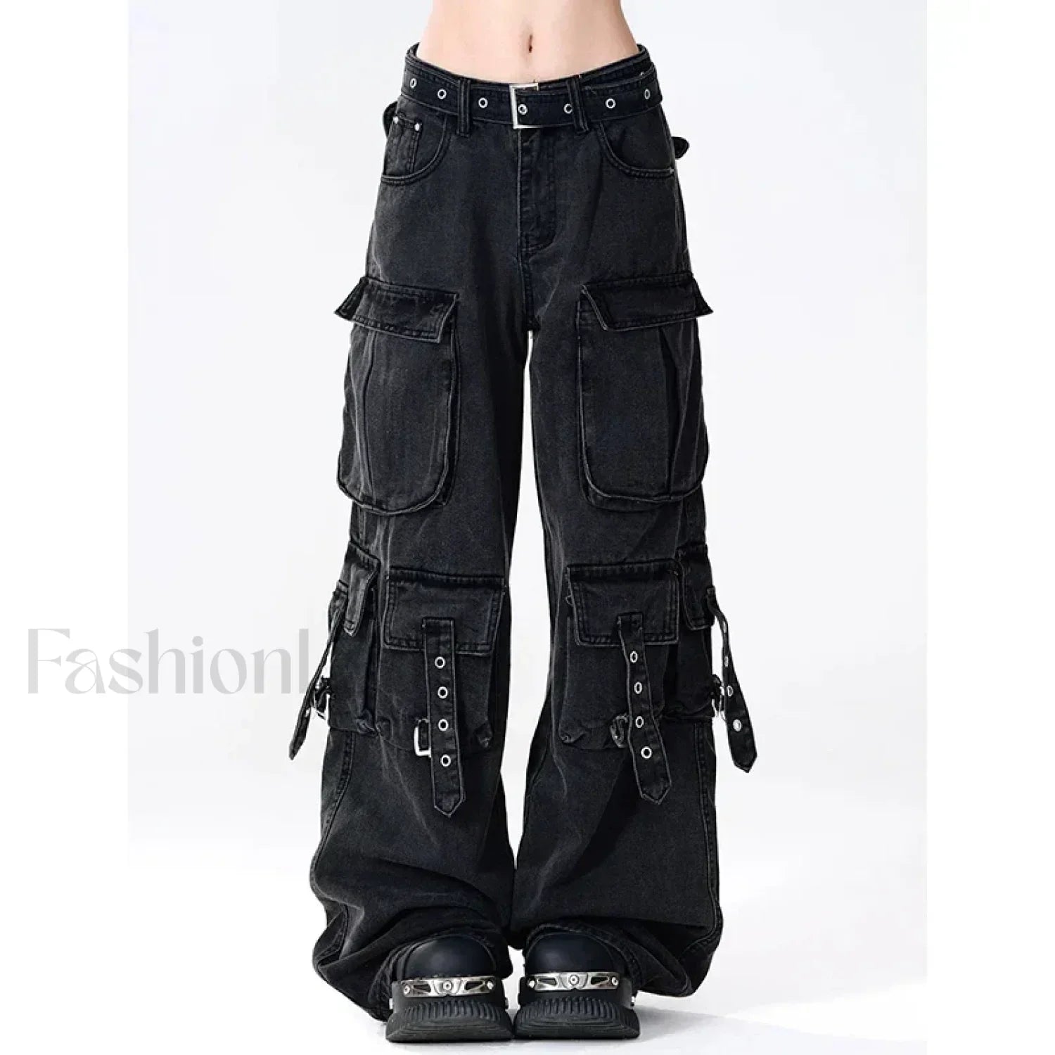 Y2K Japanese Cargo Pants for Halloween Gatherings Secondary image