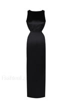 Yves Elegant Maxi Dress S / Black