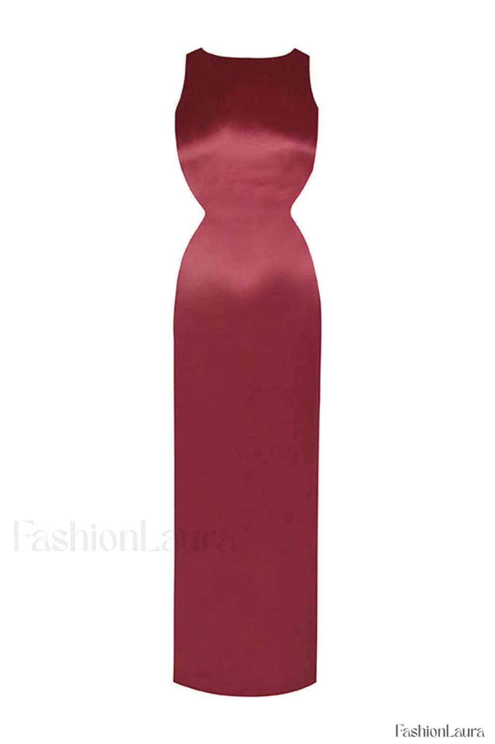 Yves Elegant Maxi Dress S / Cranberry