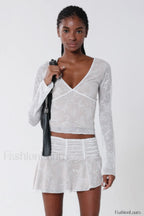 Yvette Top Stylish + Skirt Set