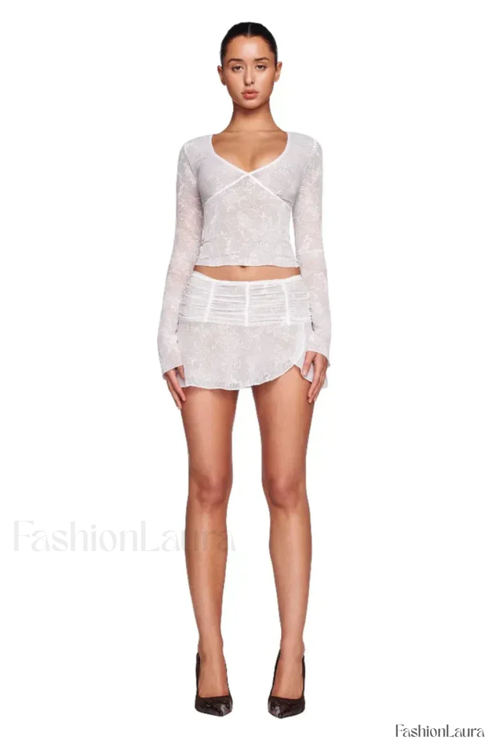 Yvette Top Stylish + Skirt Set