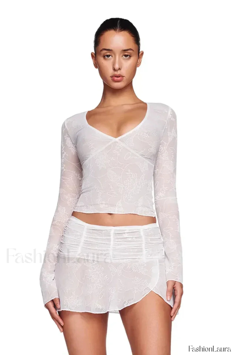 Yvette Top Stylish + Skirt Set