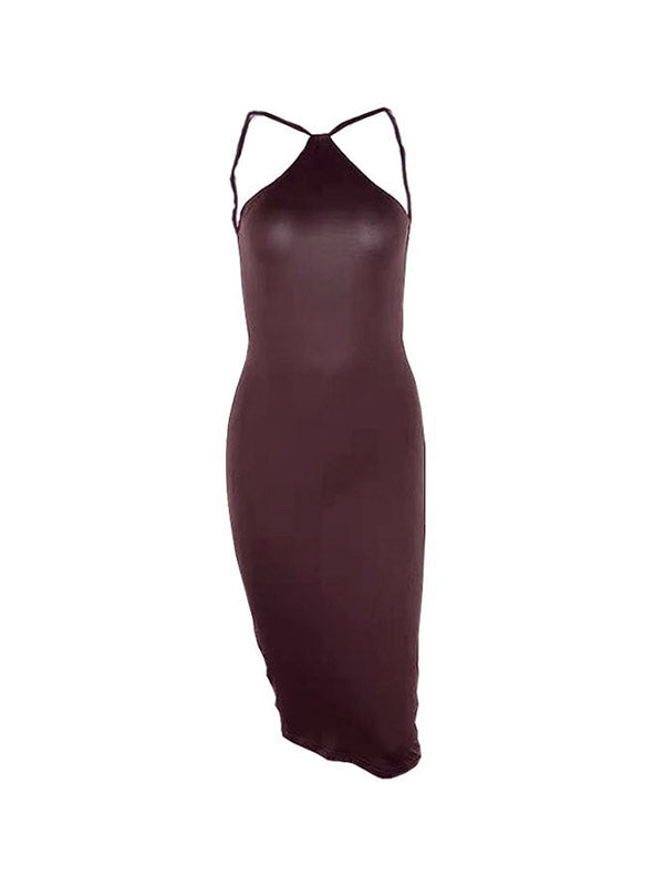 Backless Bodycon Party Maxi Dress