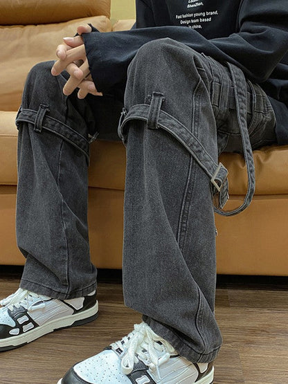 Men's Vintage Straight Leg Cargo Jeans