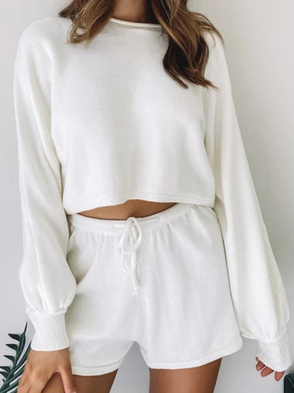 Casual Knit Two-Piece Outfit