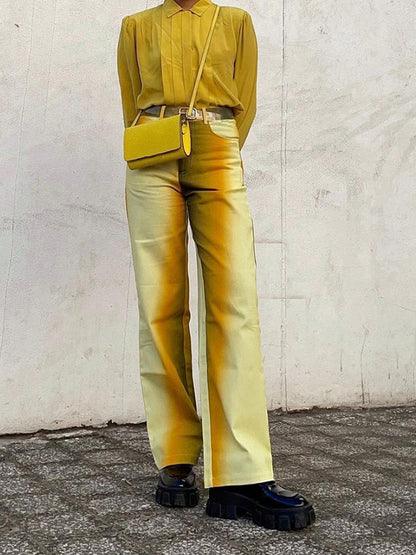 High Waisted Gradient Pants