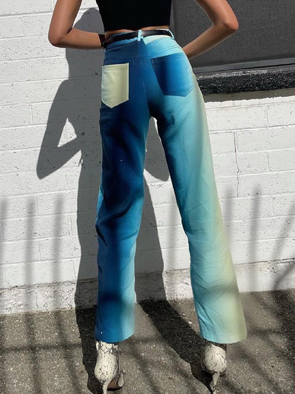 High Waisted Gradient Pants